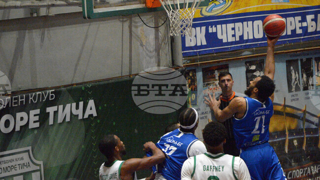 Спартак Плевен надигра Черно море Тича във Варна и записа шеста поредна победа в Националната баскетболна лига