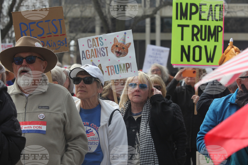 No Kings Protest Kansas