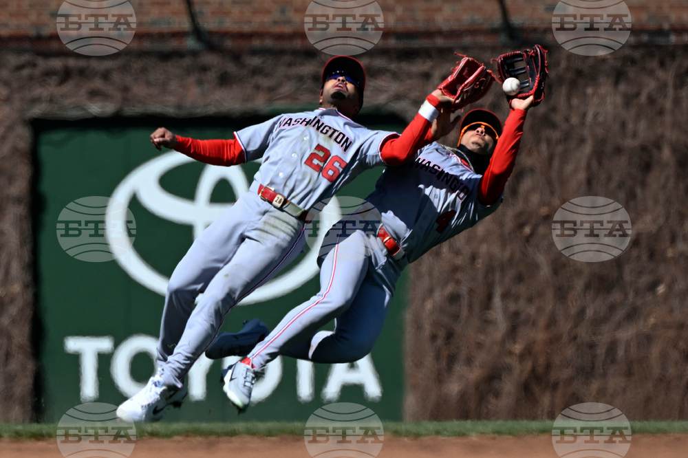 APTOPIX Nationals Cubs Baseball