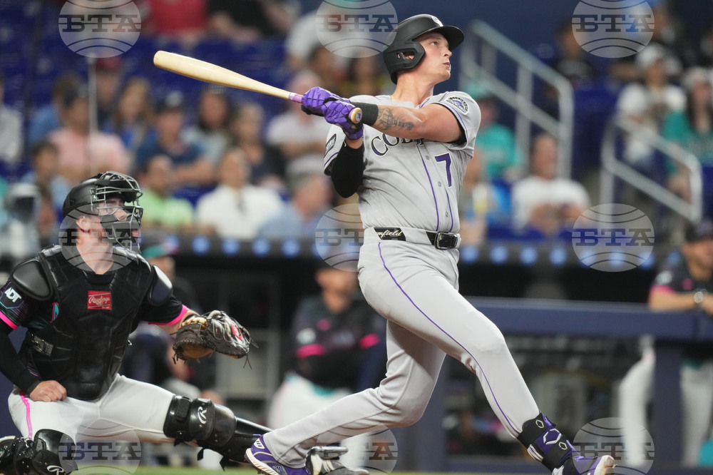 Rockies Marlins Baseball