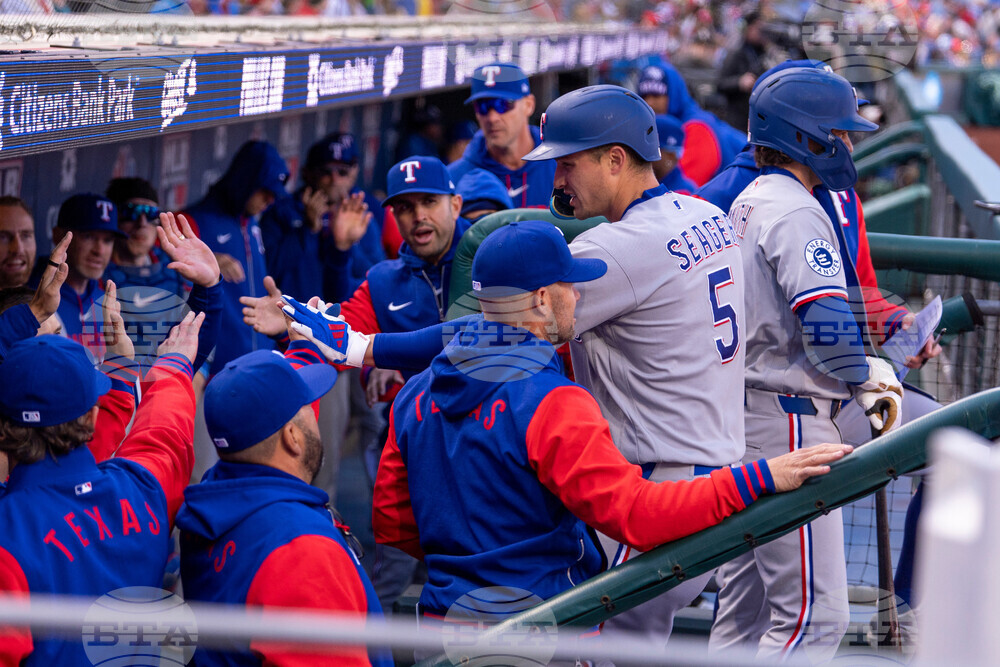 Rangers Phillies Baseball