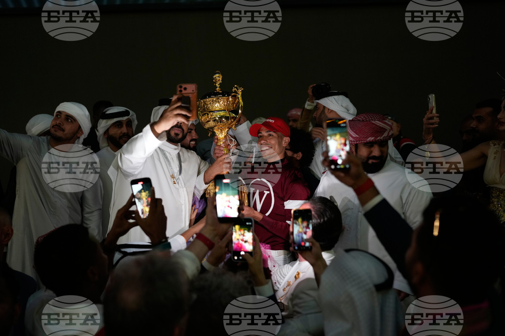 APTOPIX Emirates Dubai World Cup Horse Racing