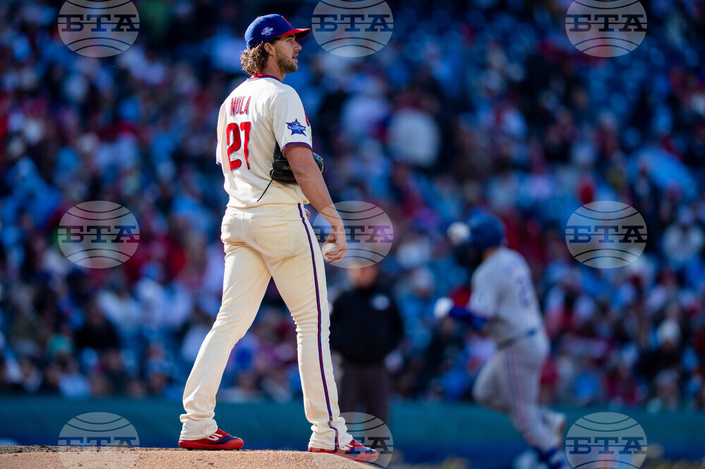 Rangers Phillies Baseball