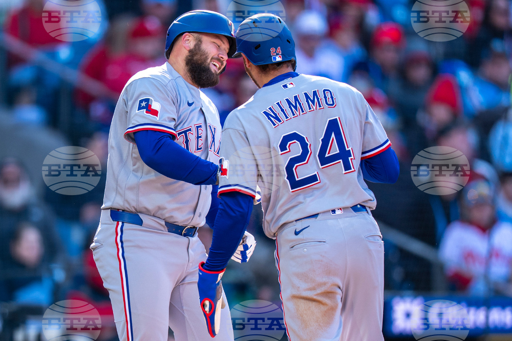 Rangers Phillies Baseball