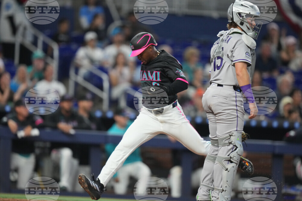 Rockies Marlins Baseball