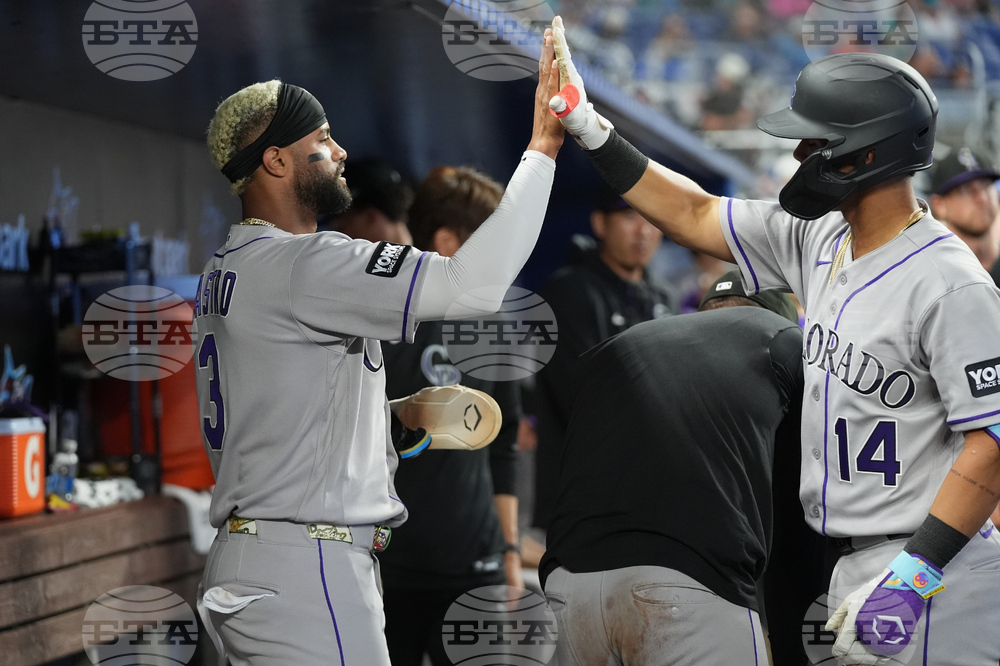 Rockies Marlins Baseball