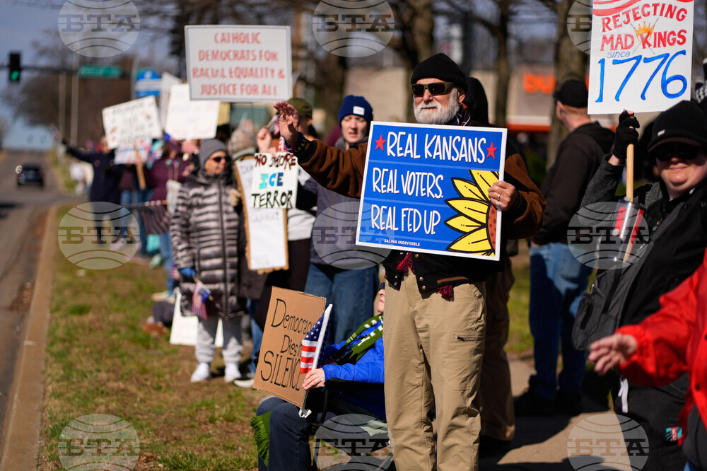 No Kings Protest Kansas