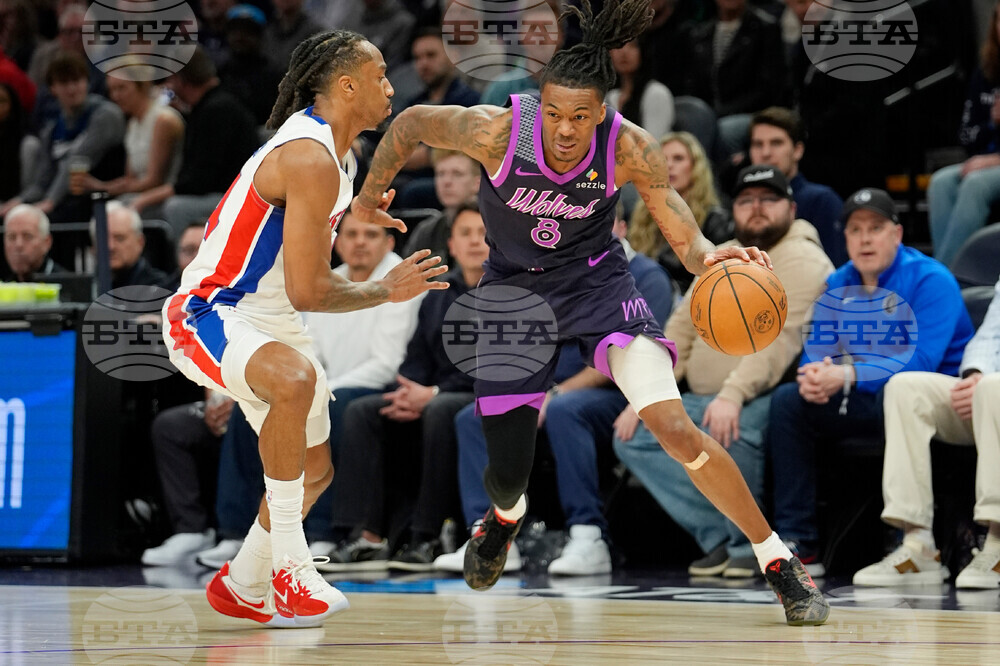 Pistons Timberwolves Basketball