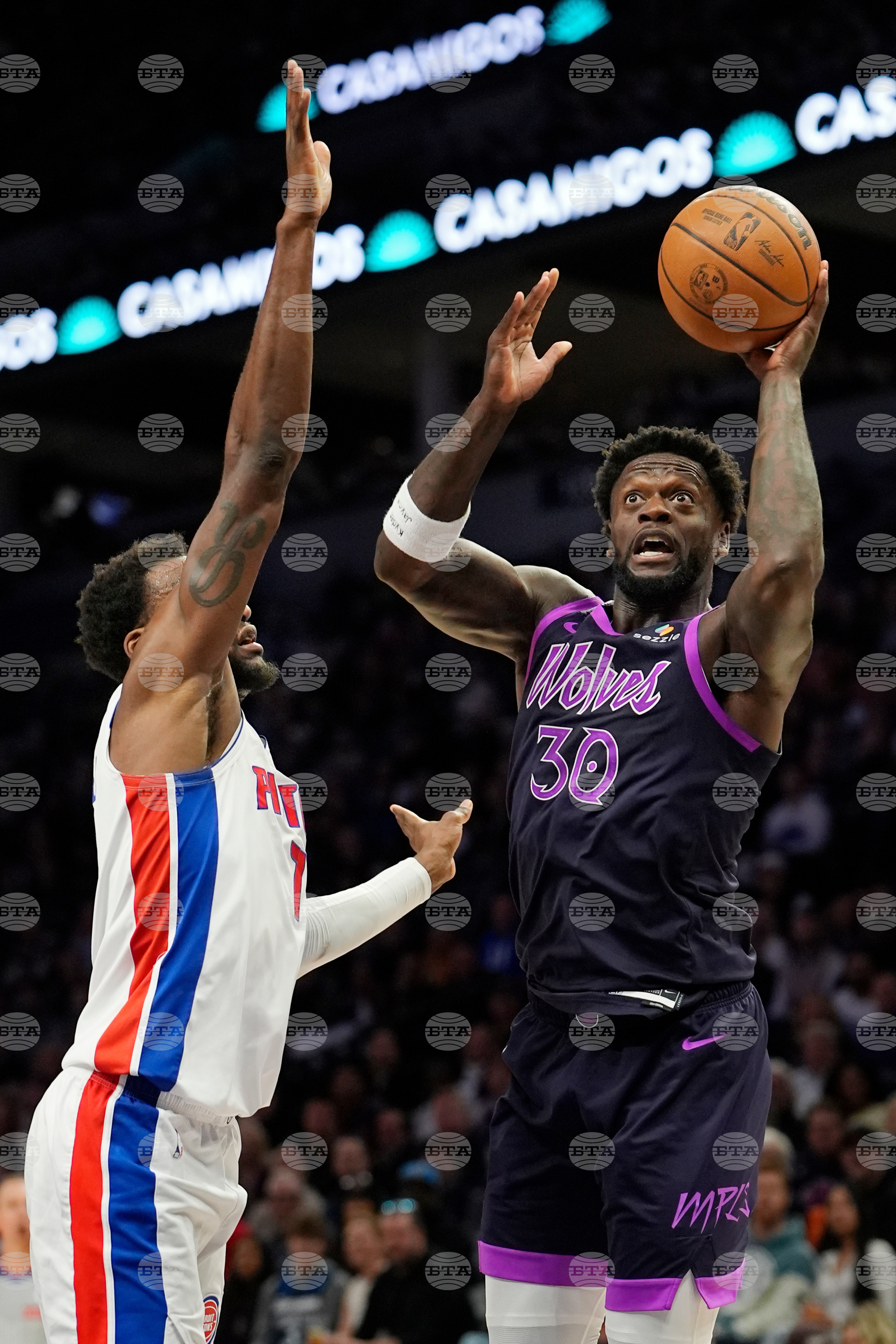 Pistons Timberwolves Basketball