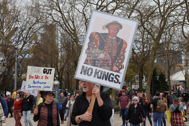 No Kings Protest Seattle
