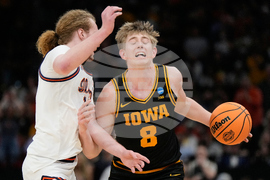 NCAA Iowa Illinois Basketball