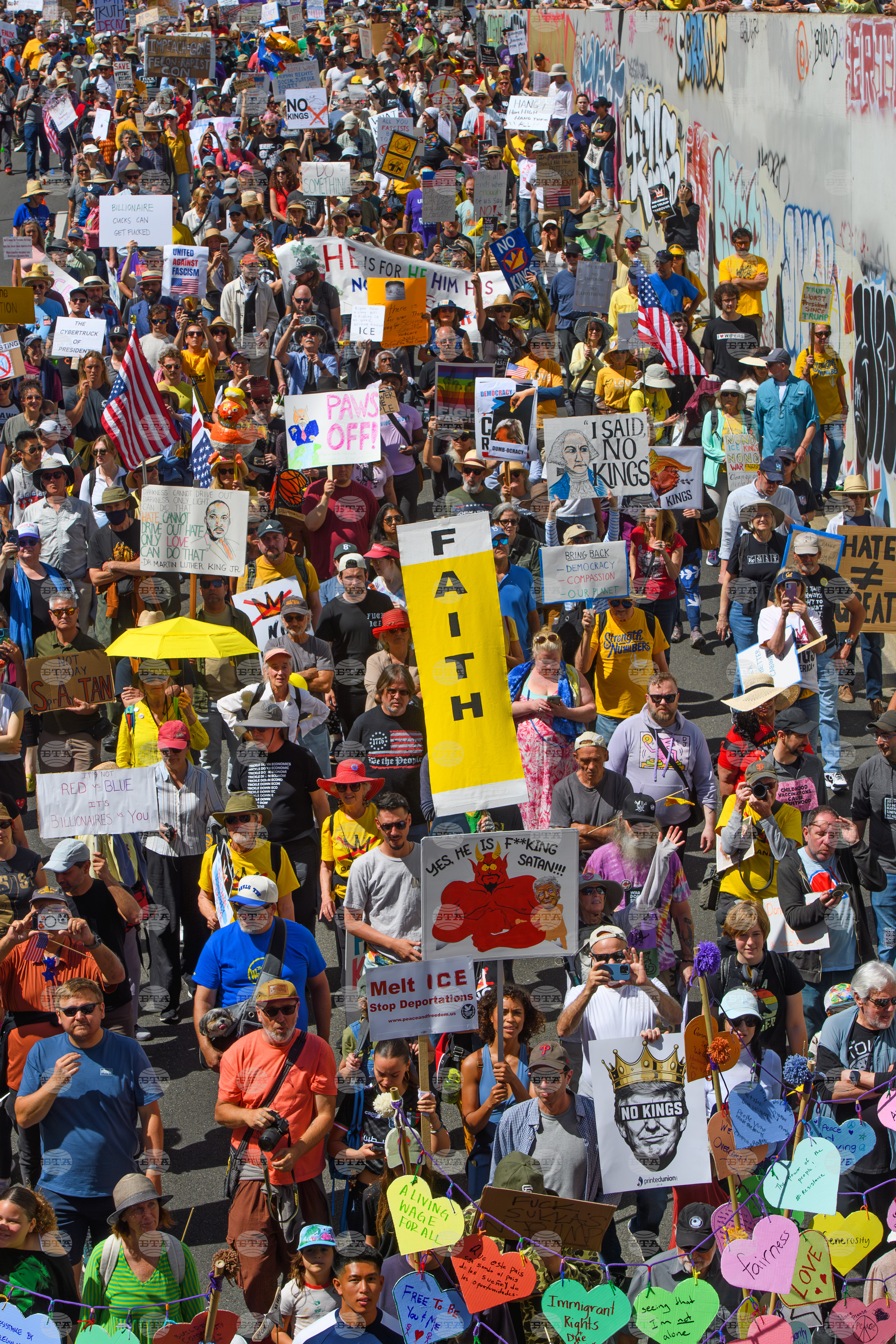 No Kings Protest California