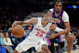 Pistons Timberwolves Basketball