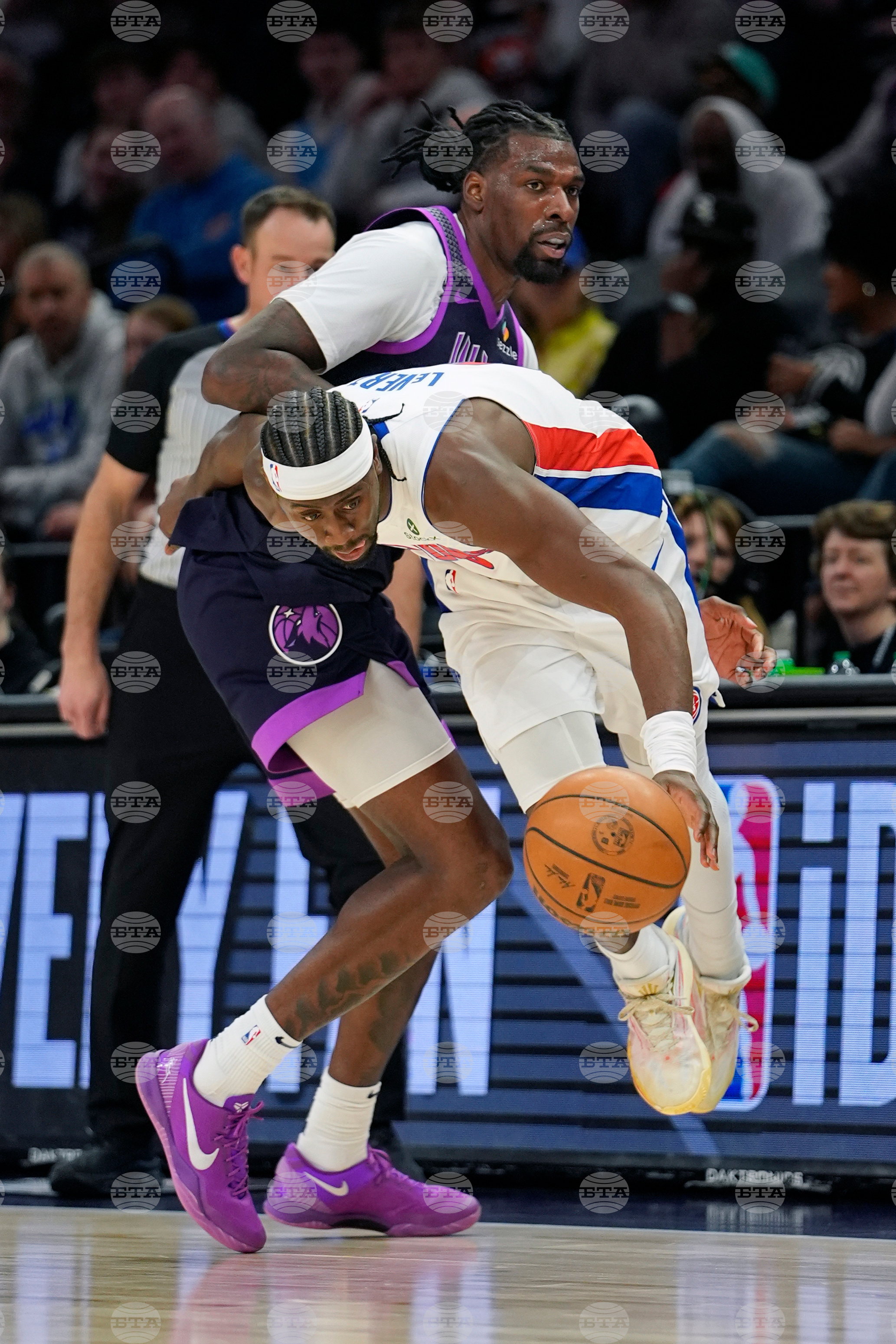 Pistons Timberwolves Basketball