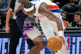 Pistons Timberwolves Basketball