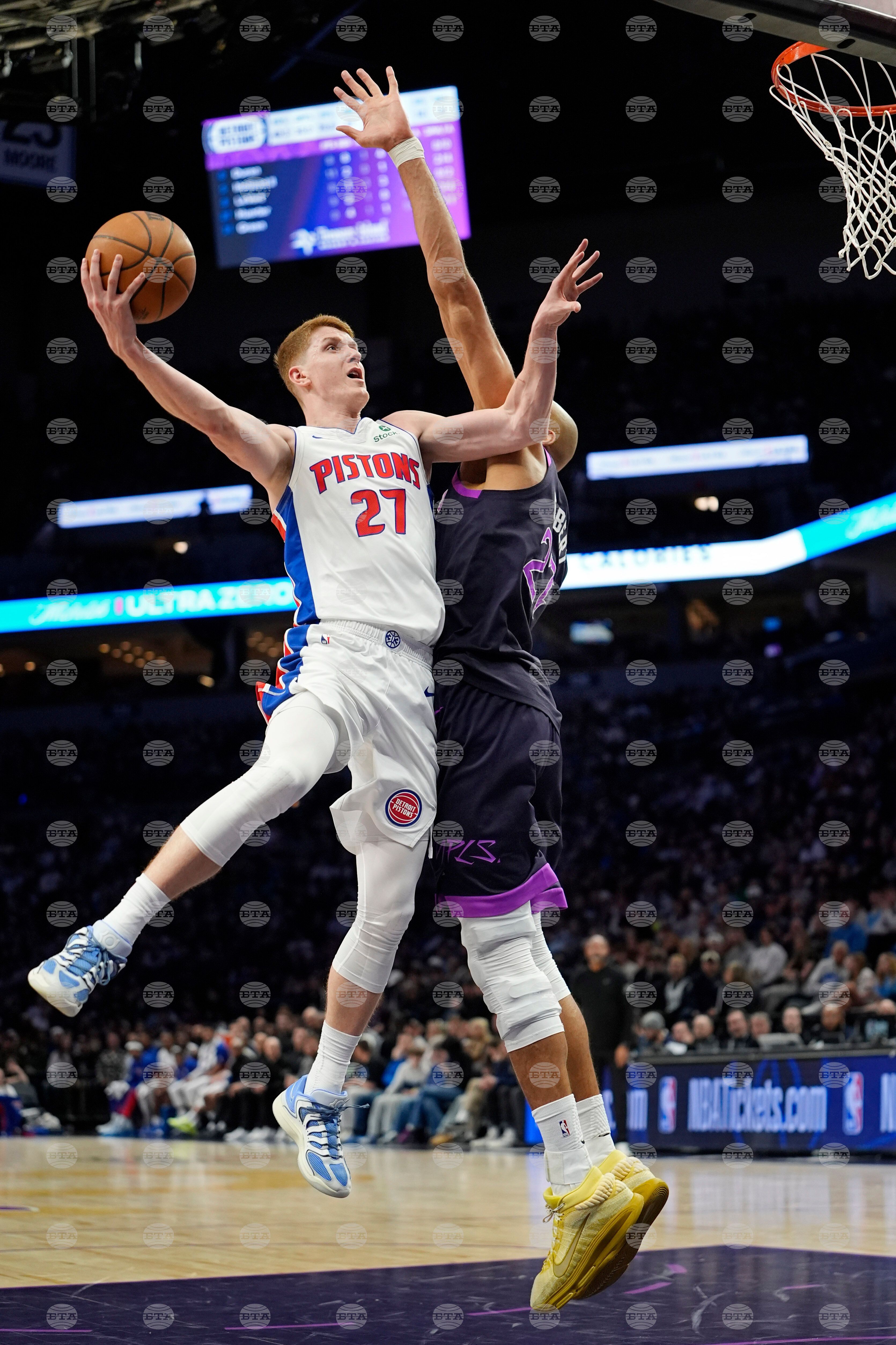 Pistons Timberwolves Basketball