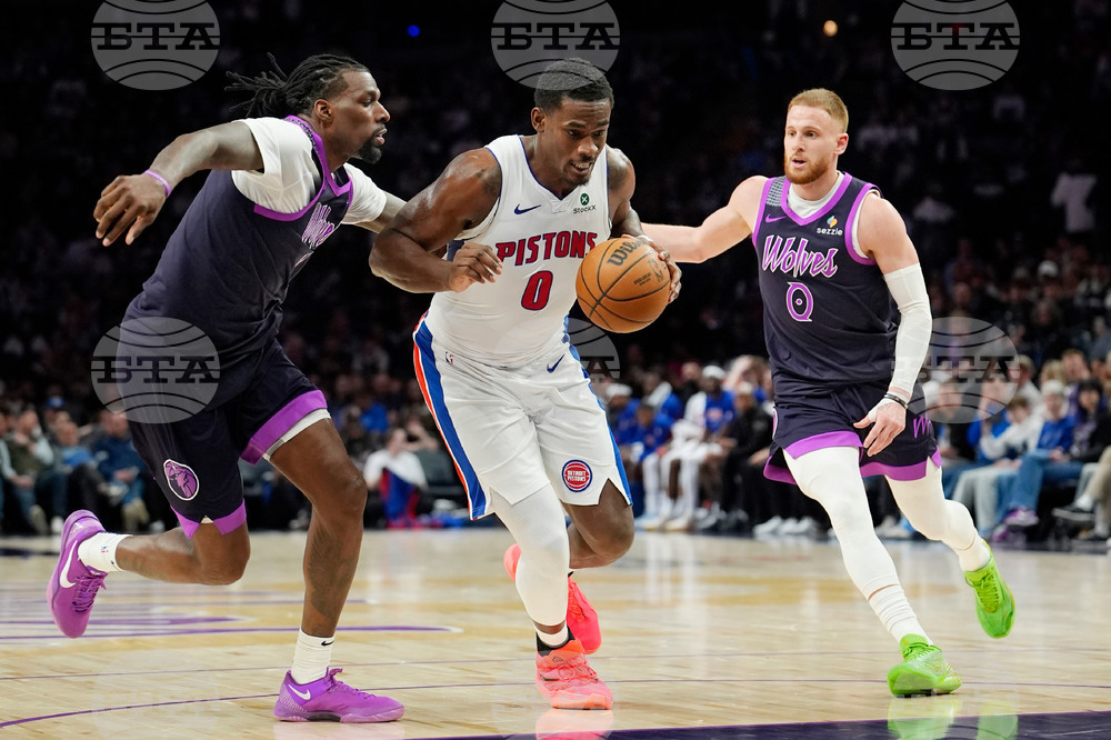 Pistons Timberwolves Basketball