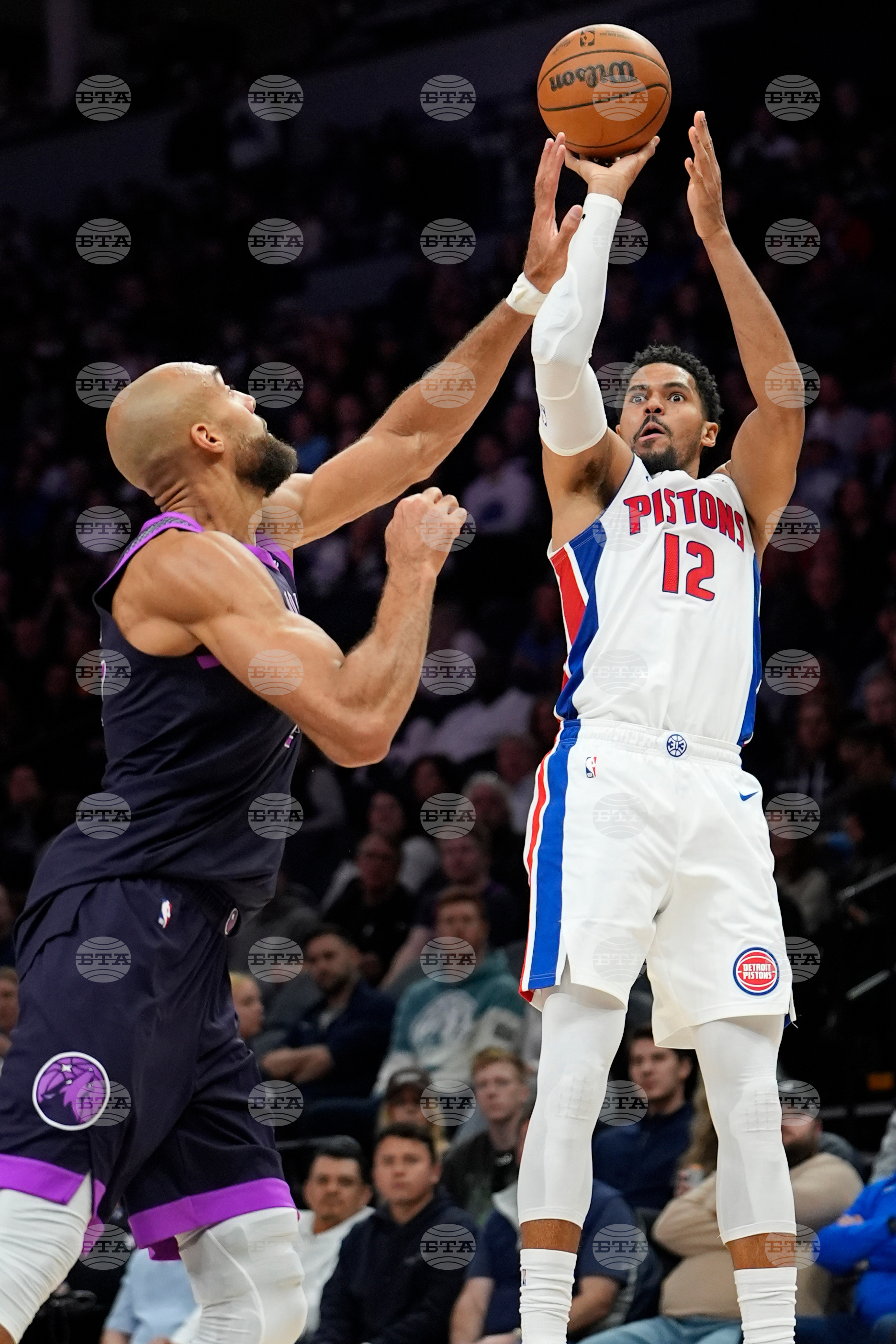 Pistons Timberwolves Basketball