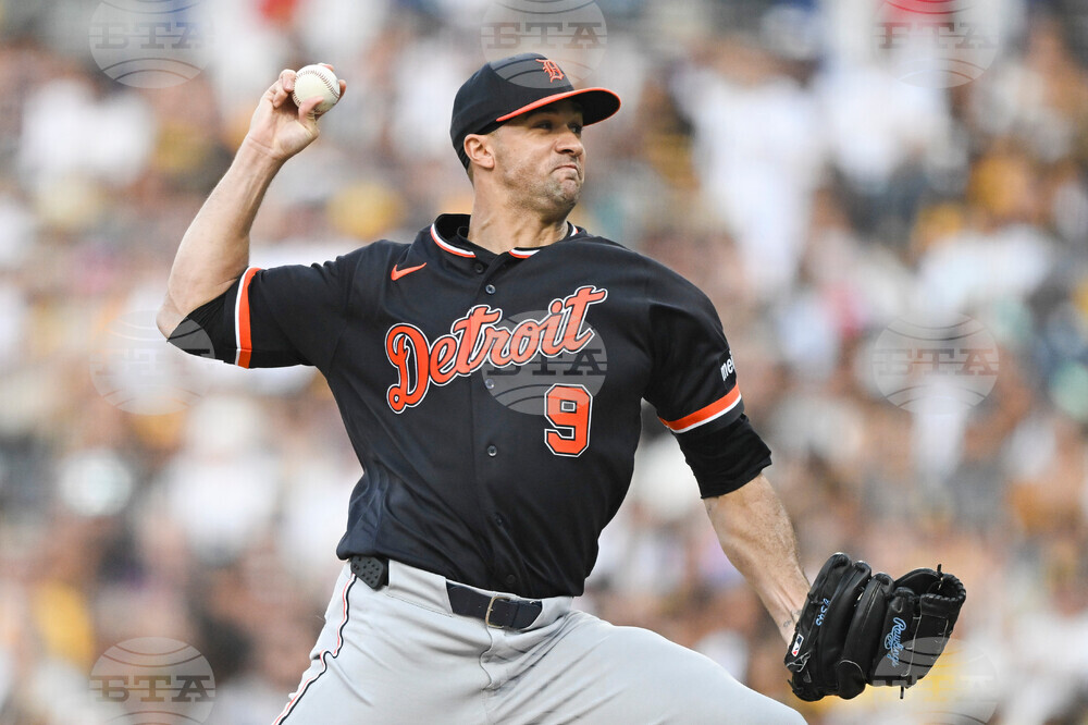 Tigers Padres Baseball