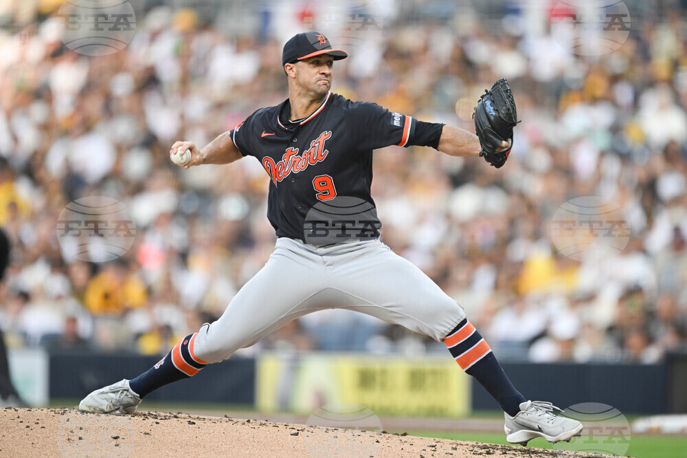 Tigers Padres Baseball