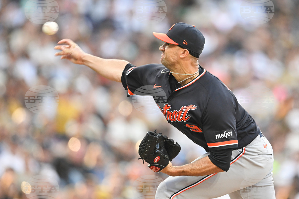 Tigers Padres Baseball