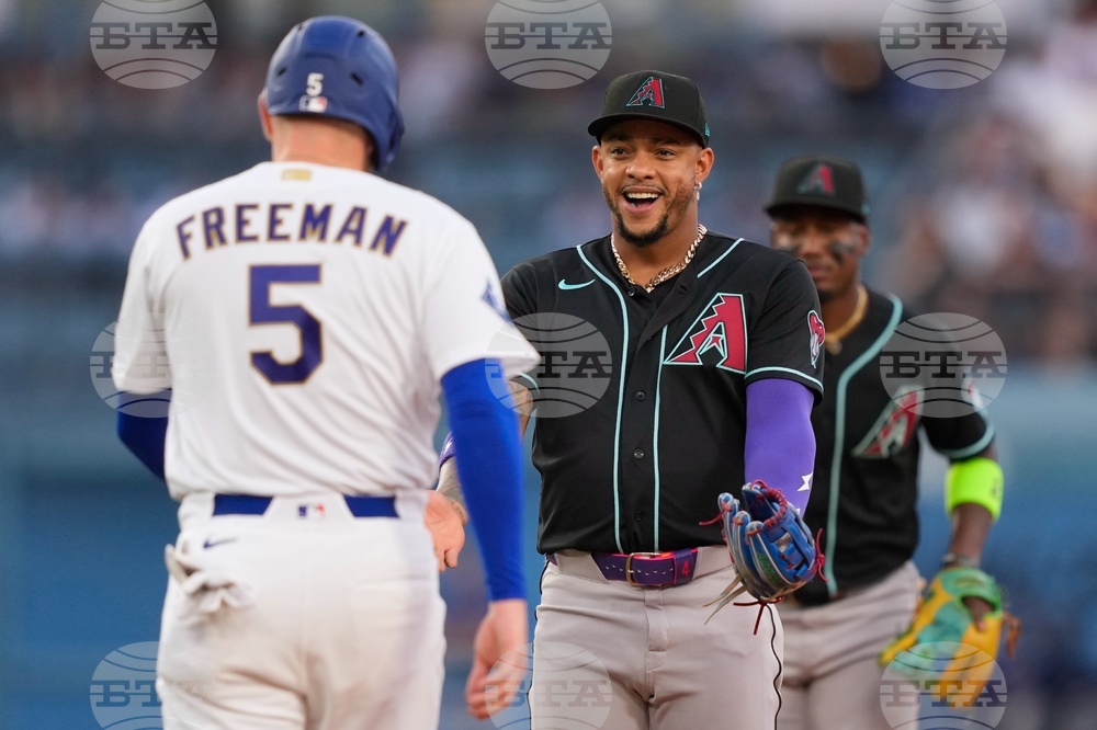 APTOPIX Diamondbacks Dodgers Baseball