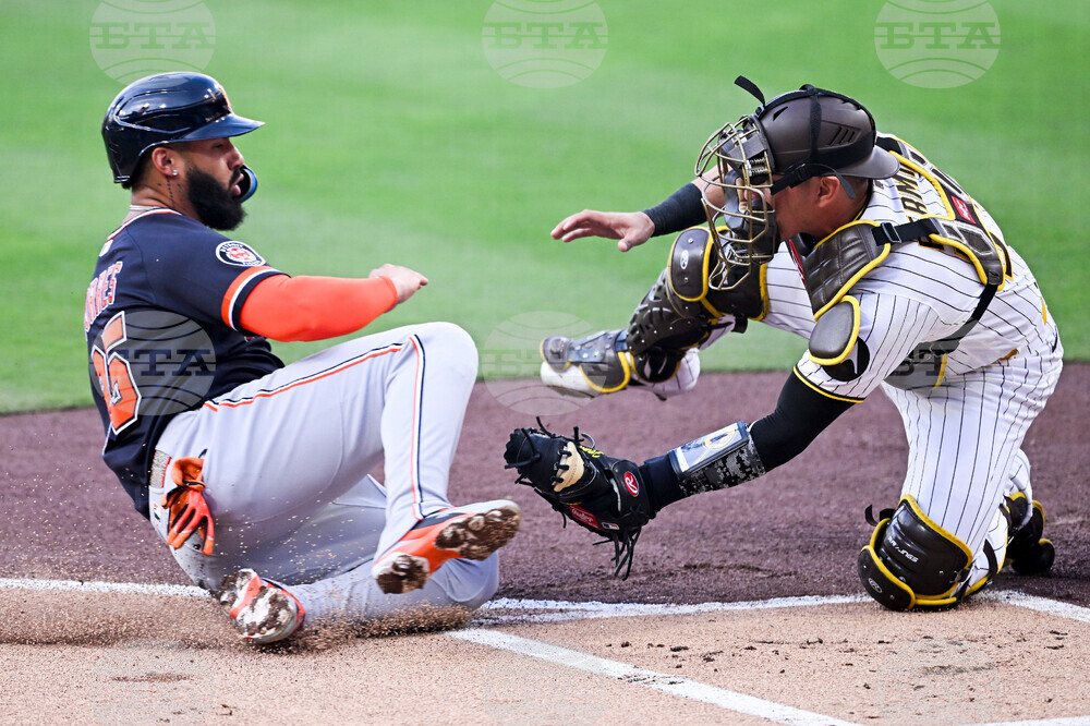 Tigers Padres Baseball