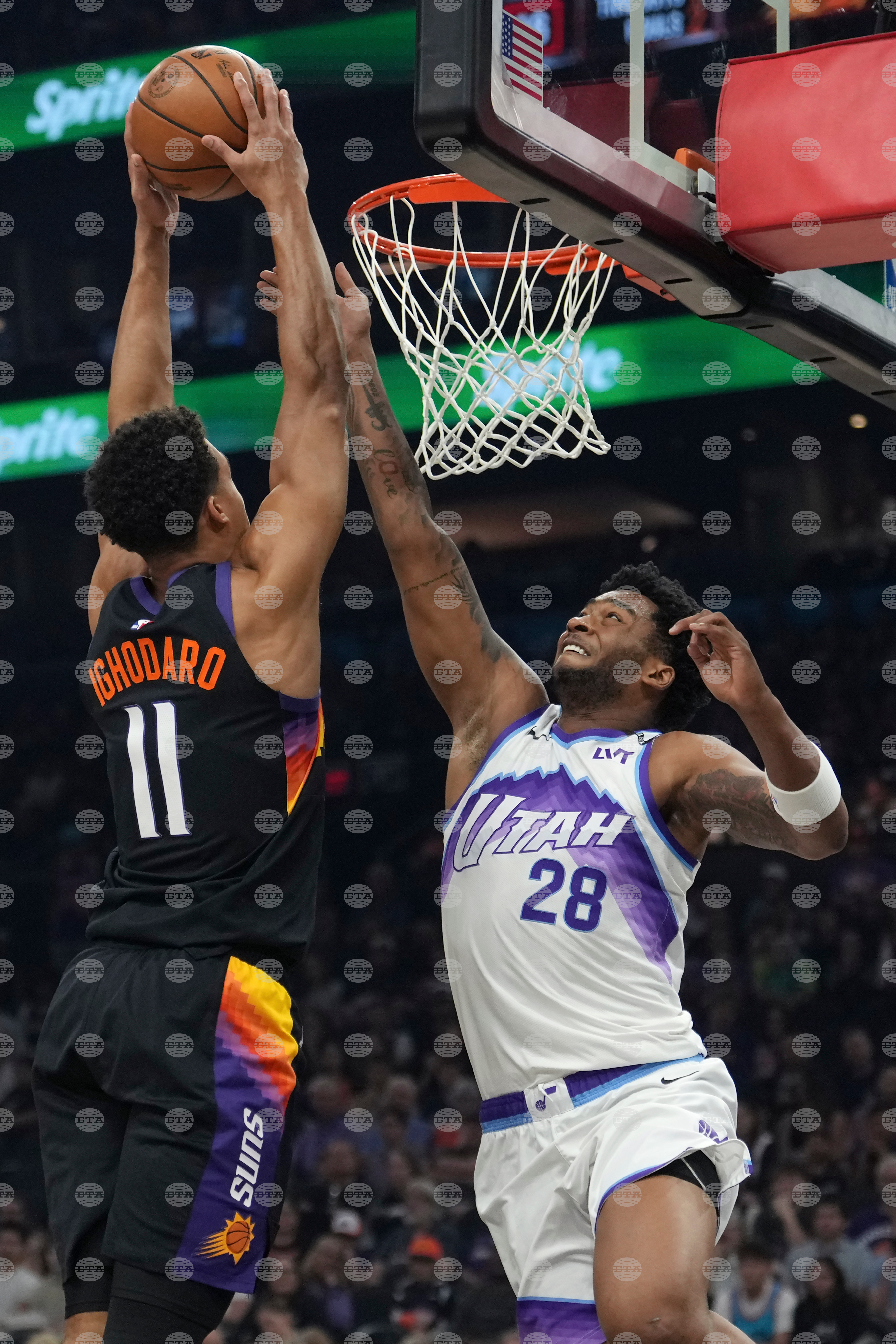 Jazz Suns Basketball