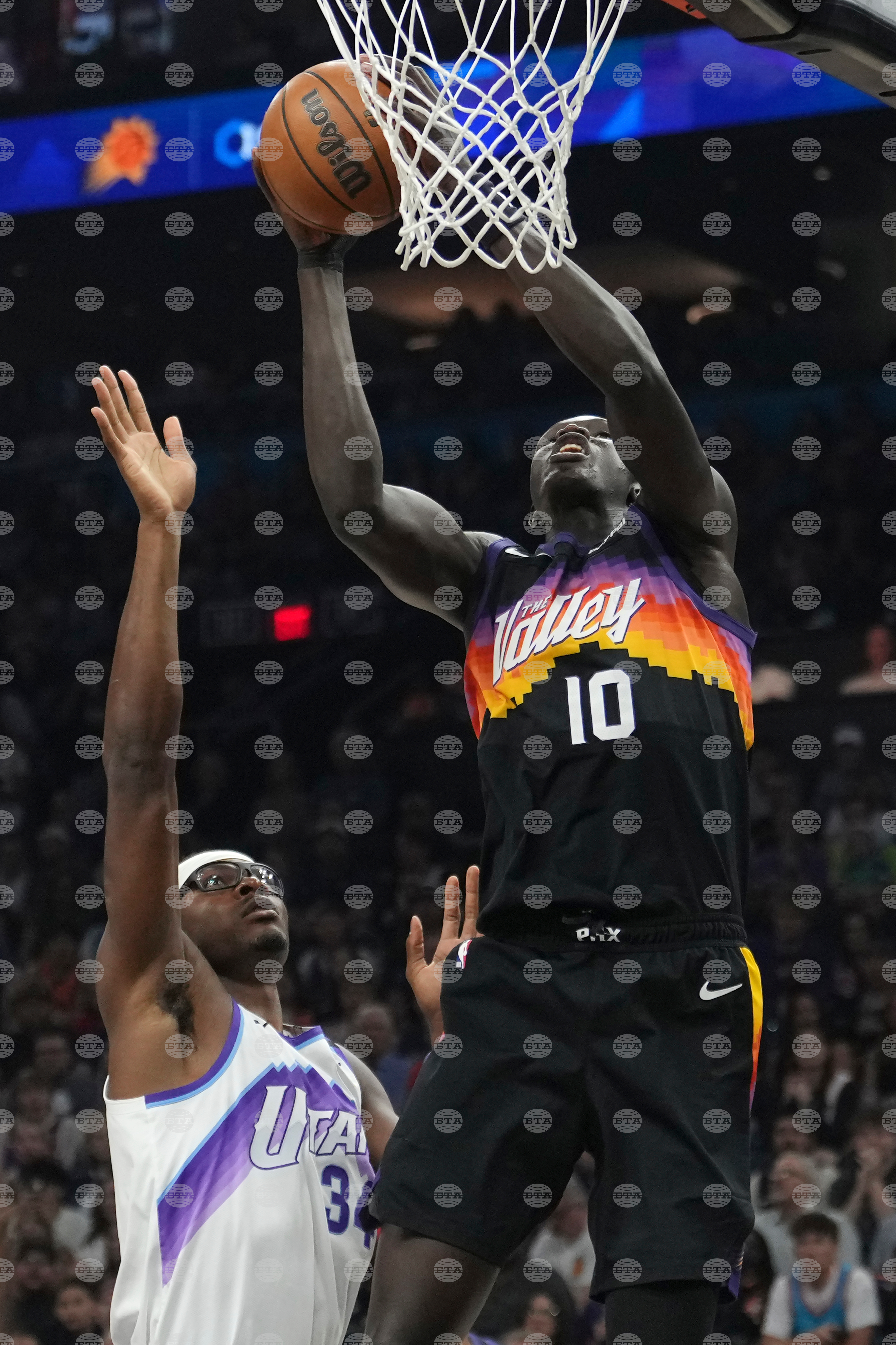 Jazz Suns Basketball