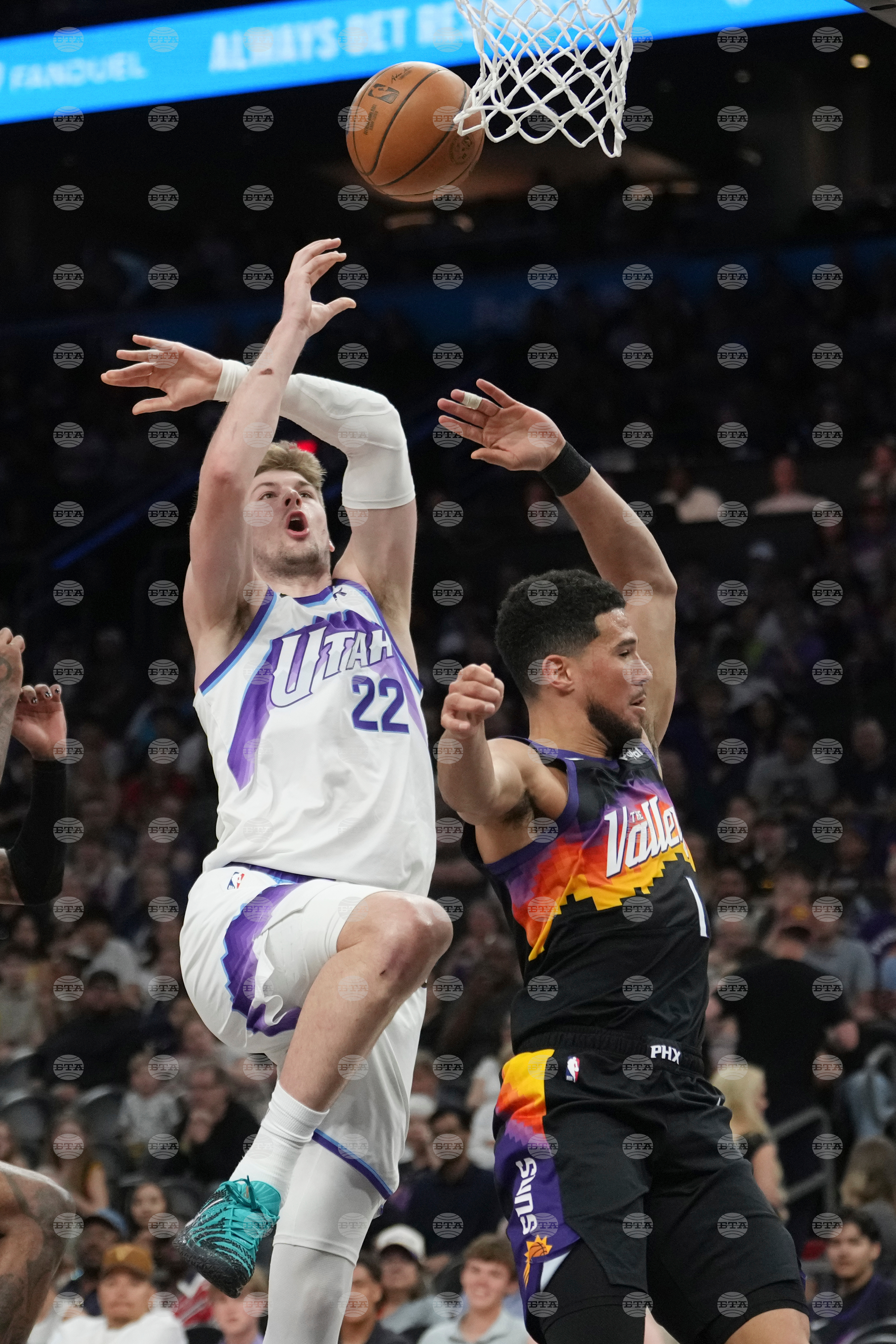 Jazz Suns Basketball