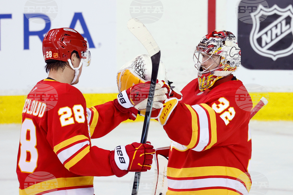 Canucks Flames Hockey