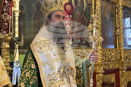 Самоков - патриарх Даниил - храм "Покров Богородичен" - литургия