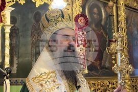 Самоков - патриарх Даниил - храм "Покров Богородичен" - литургия