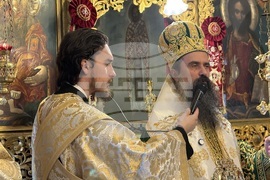 Самоков - патриарх Даниил - храм "Покров Богородичен" - литургия