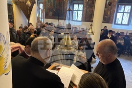 Самоков - патриарх Даниил - храм "Покров Богородичен" - литургия