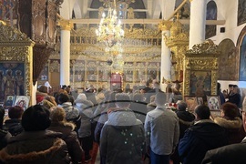 Самоков - патриарх Даниил - храм "Покров Богородичен" - литургия