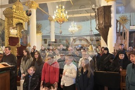 Самоков - патриарх Даниил - храм "Покров Богородичен" - литургия