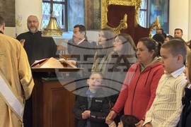 Самоков - патриарх Даниил - храм "Покров Богородичен" - литургия