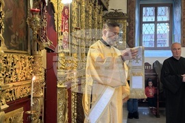 Самоков - патриарх Даниил - храм "Покров Богородичен" - литургия