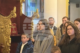 Самоков - патриарх Даниил - храм "Покров Богородичен" - литургия