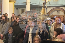 Самоков - патриарх Даниил - храм "Покров Богородичен" - литургия