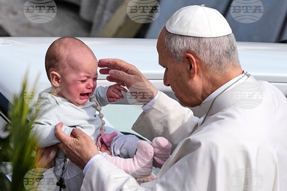 APTOPIX Vatican Pope Palm Sunday