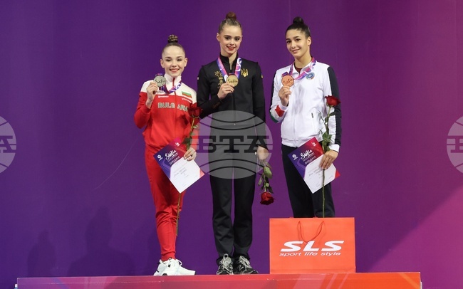 Световна купа по художествена гимнастика - награждаване - индивидуално