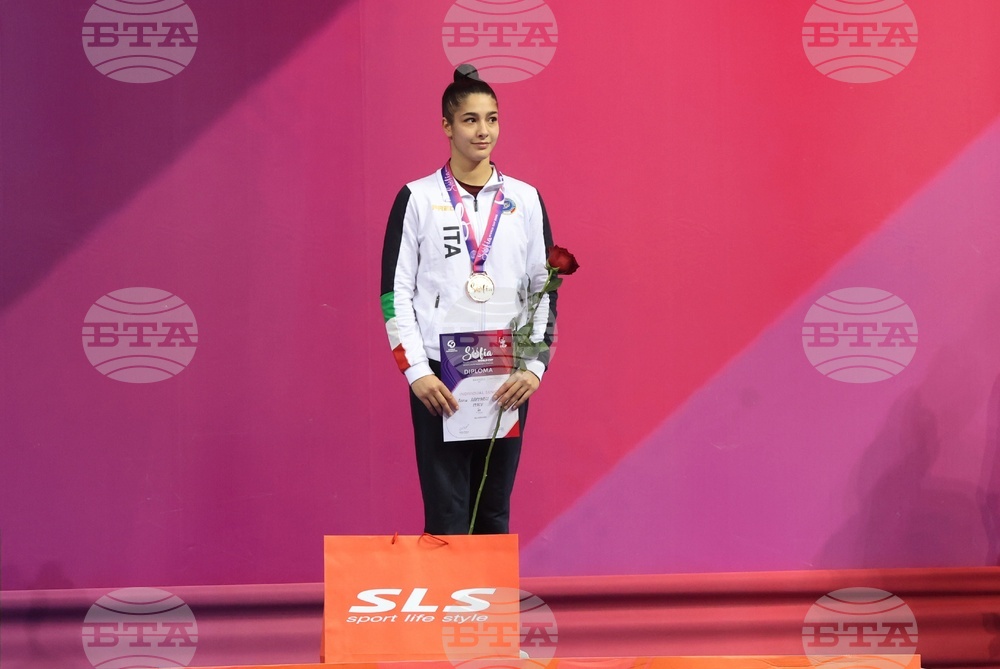 Световна купа по художествена гимнастика - награждаване - индивидуално