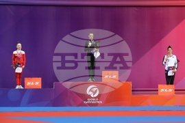 Световна купа по художествена гимнастика - награждаване - индивидуално