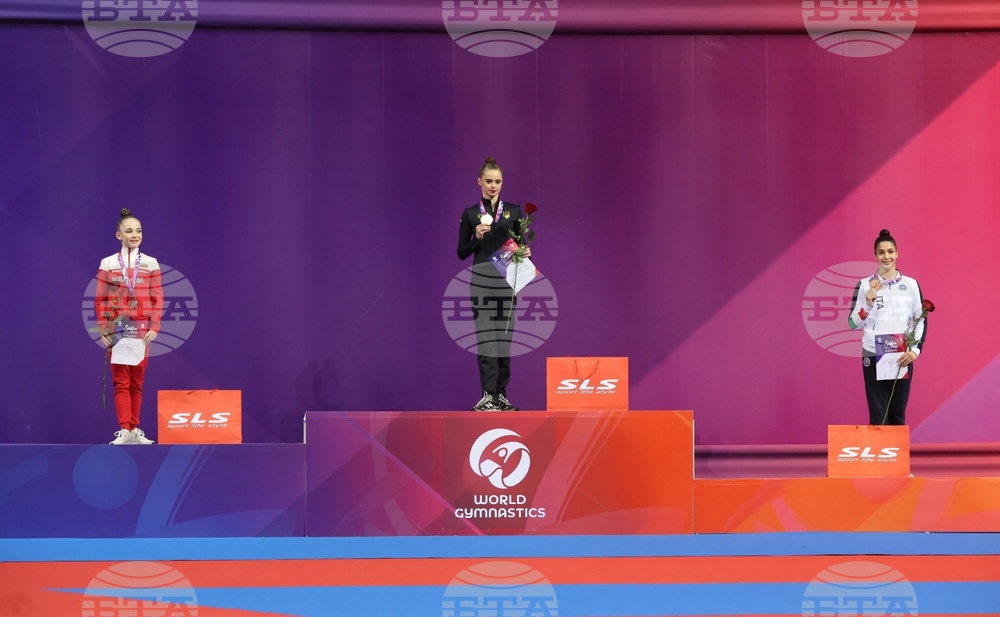 Световна купа по художествена гимнастика - награждаване - индивидуално