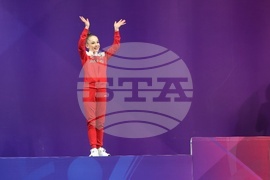 Световна купа по художествена гимнастика - награждаване - индивидуално