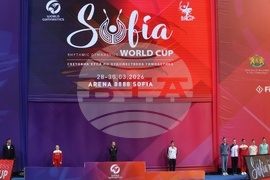 Световна купа по художествена гимнастика - награждаване - индивидуално