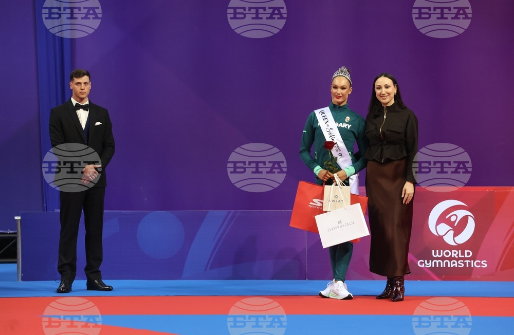 Световна купа по художествена гимнастика - награждаване - индивидуално