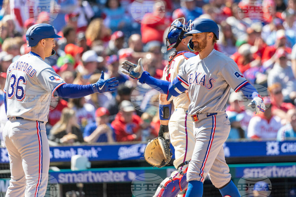Rangers Phillies Baseball